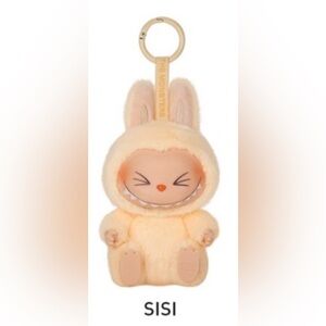 AUTHENTIC Pop Mart Labubu Plush Pendant, Have A Seat series; CONFIRMED SISI v3